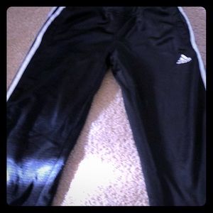 Adidas youth medium track pants